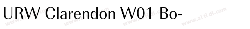 URW Clarendon W01 Bo字体转换 URW Clarendon W01 Bo字体转换